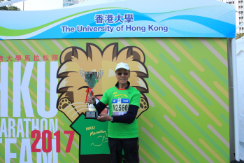 79-year-old Mr Kwong Hung-piu is the most senior member of the Team.
