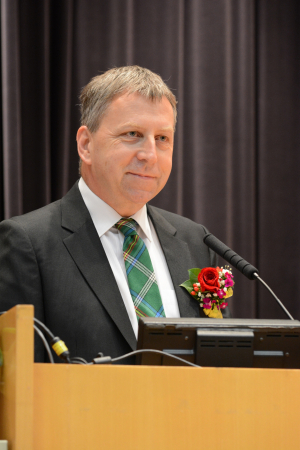 Professor Peter Mathieson, the President and Vice-Chancellor, HKU