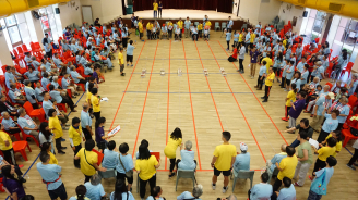 The exercise games showcased the exercise outcomes of the older persons.