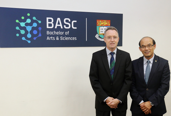 Professor Ian Holliday, Vice President and Pro-Vice-Chancellor (Teaching and Learning)(left) and Professor Samson Tse, Associate Dean, Faculty of Social Sciences 