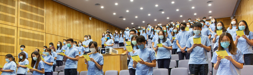 73名牙醫學士三年級學生宣誓 
