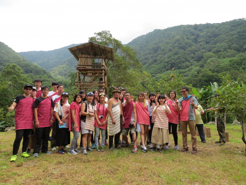 Students were invited to experience the unique culture of the villagers.