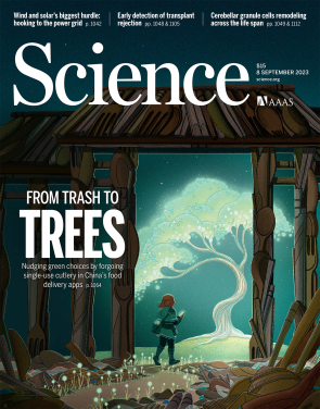 The research is featured as Science's cover article