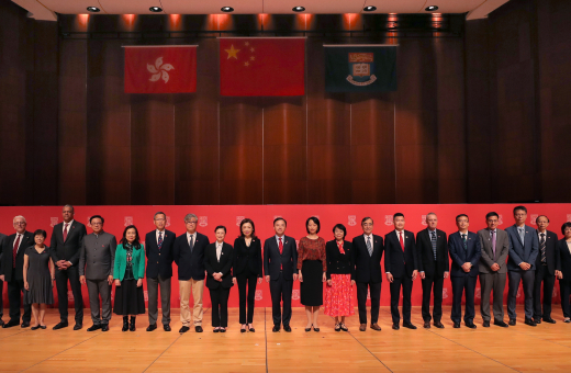 香港大學舉行升旗典禮慶祝香港特別行政區成立二十七週年